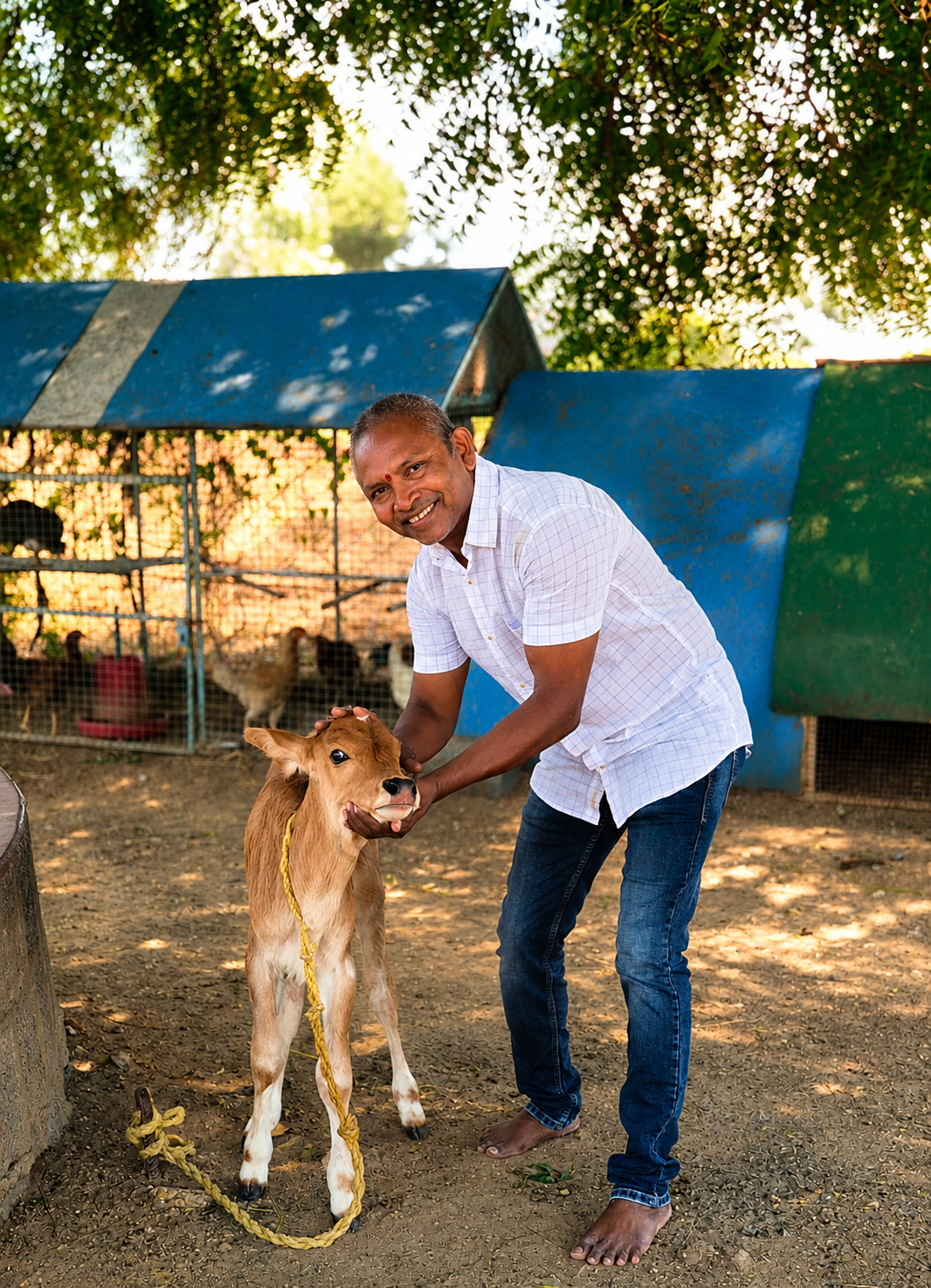 Calf at Farmstay